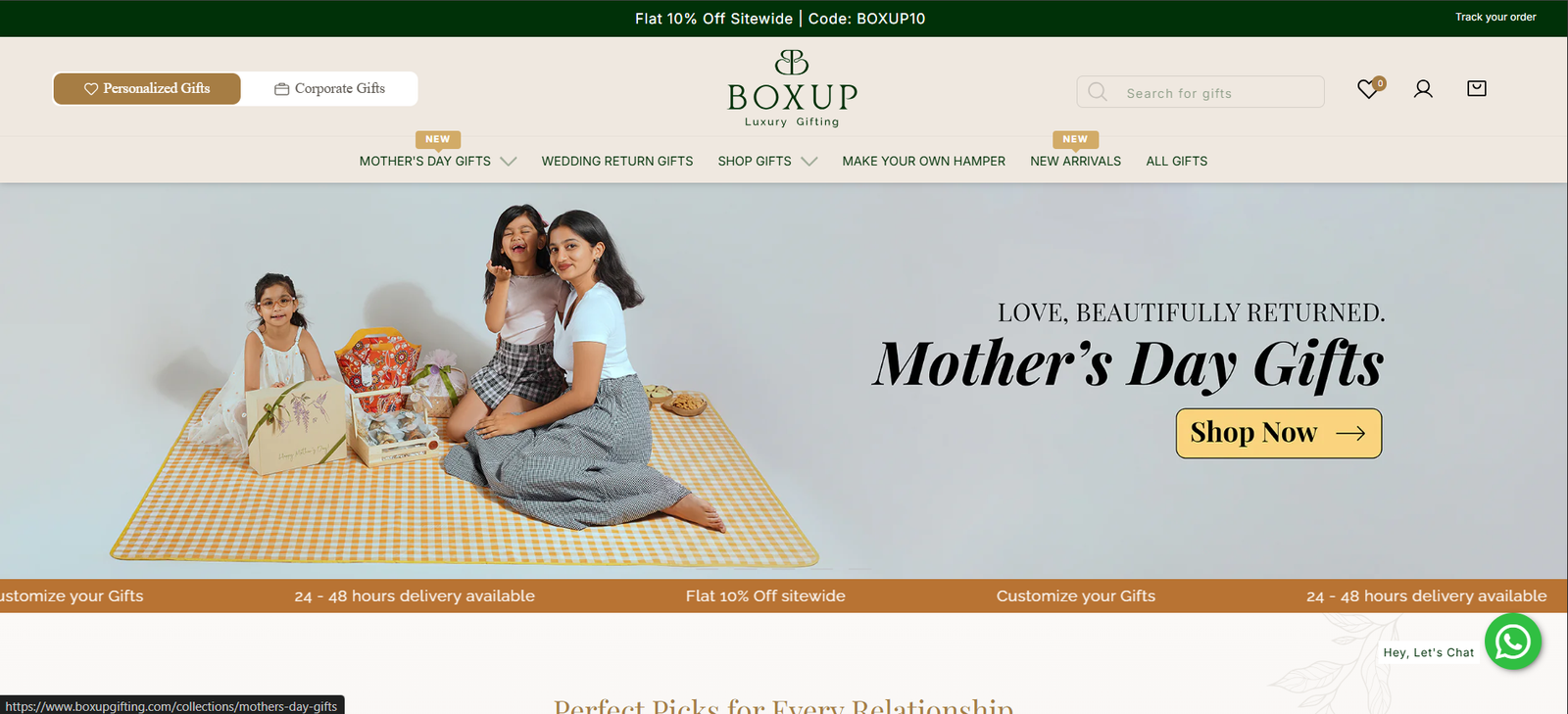 BoxUp Gifting case study preview