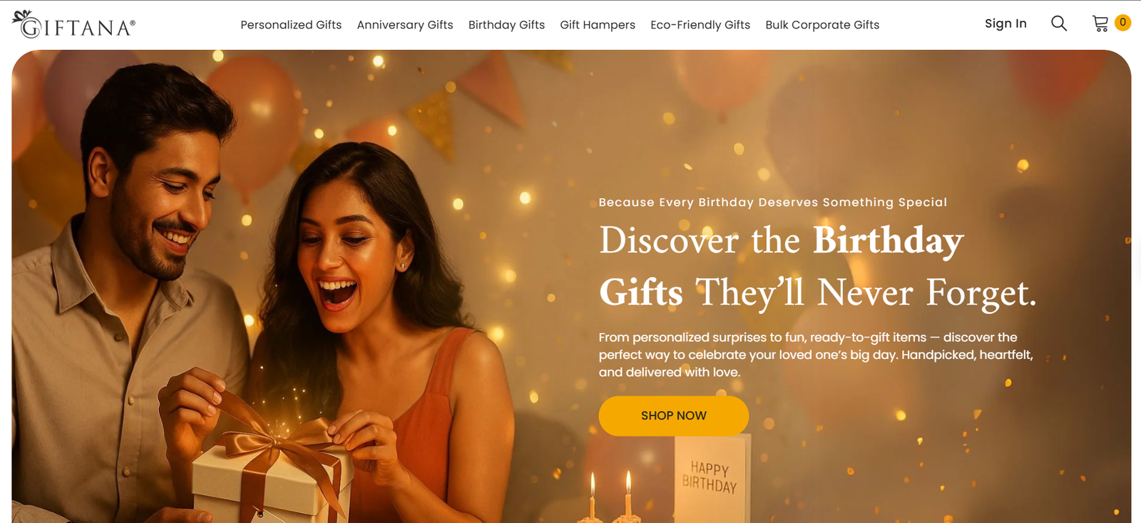 Giftana case study preview