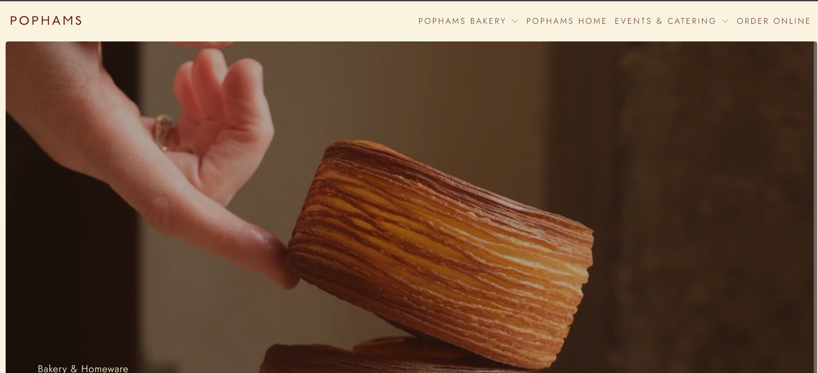 Pophams Bakery case study preview