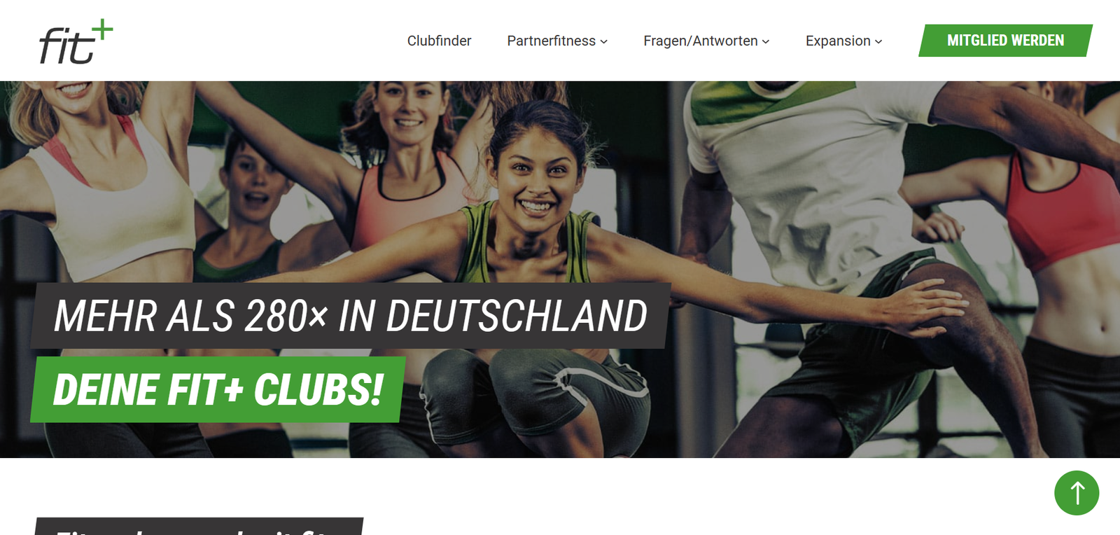 Fitplus Club website preview