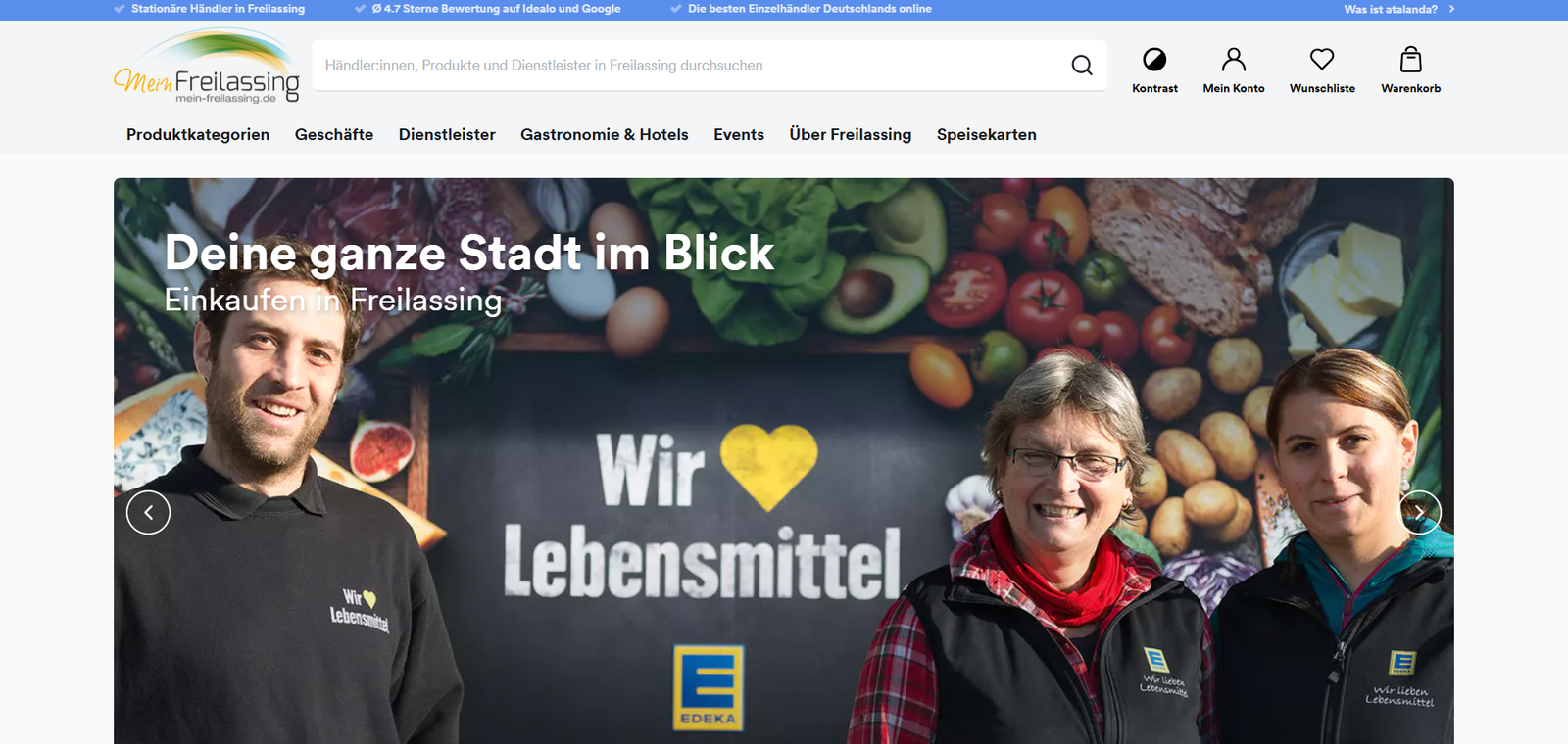 Mein Freilassing website preview
