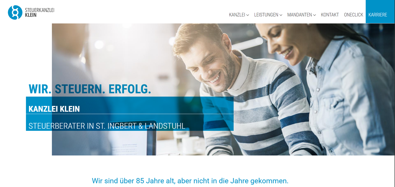 Steuerkanzlei Klein website preview